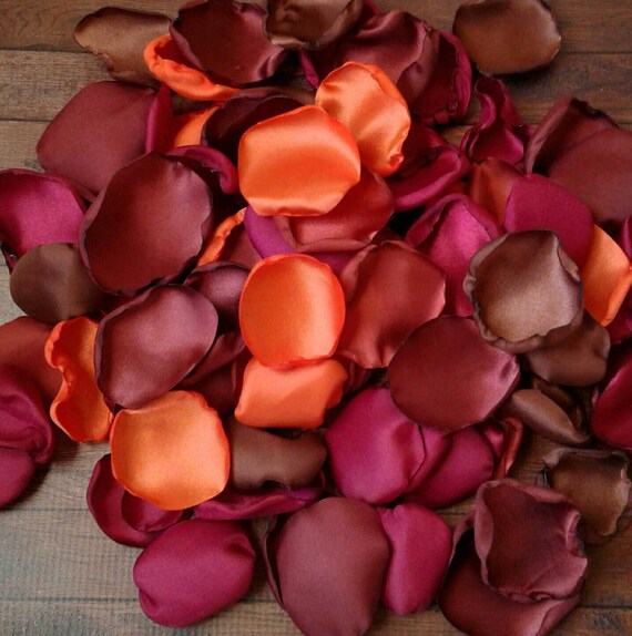 Fall Rose Petals Fall Wedding Fall Wedding Decor Wedding