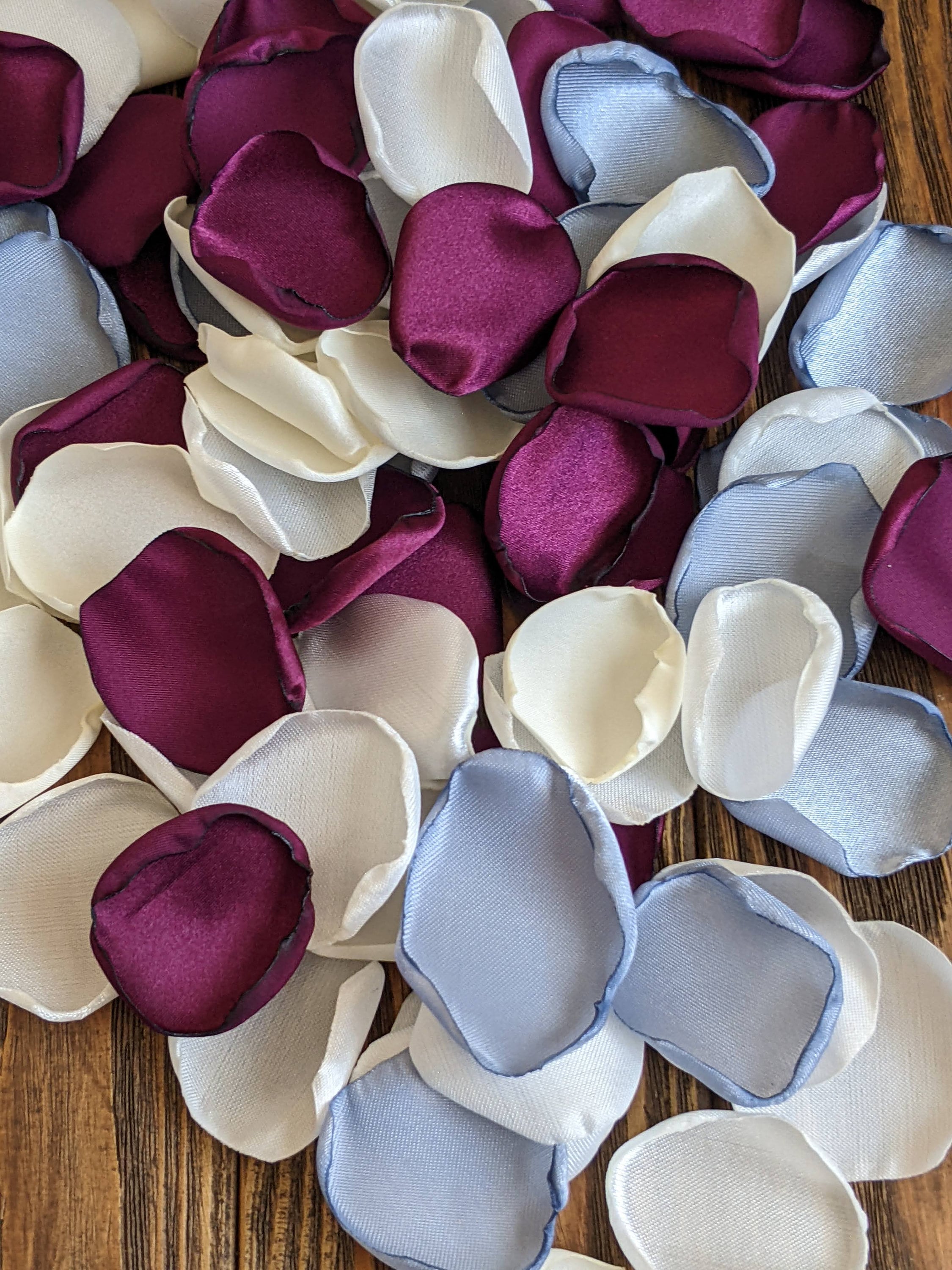 Wedding Traditional Decor-lavender Silver Rose Petals Decorations-flower  Girl Petals-glam Bridal Shower Decor-cards and Gifts Table Toss 