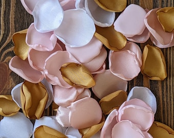 Baby girl shower flowers, pastel pink blush rose petals bulk for wedding decor, flowers that match boutonnieres, girl birthday decorations