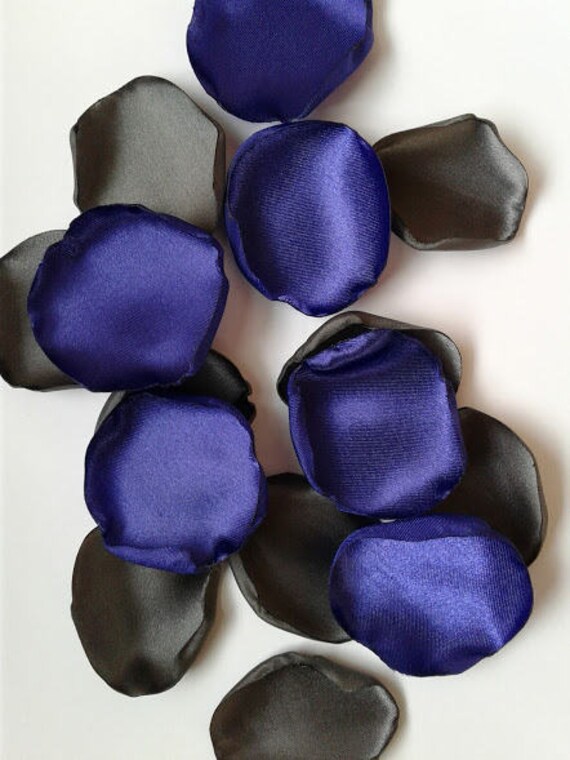 Purple Rose Petals Gray Wedding Decor Bridal Shower Accesories