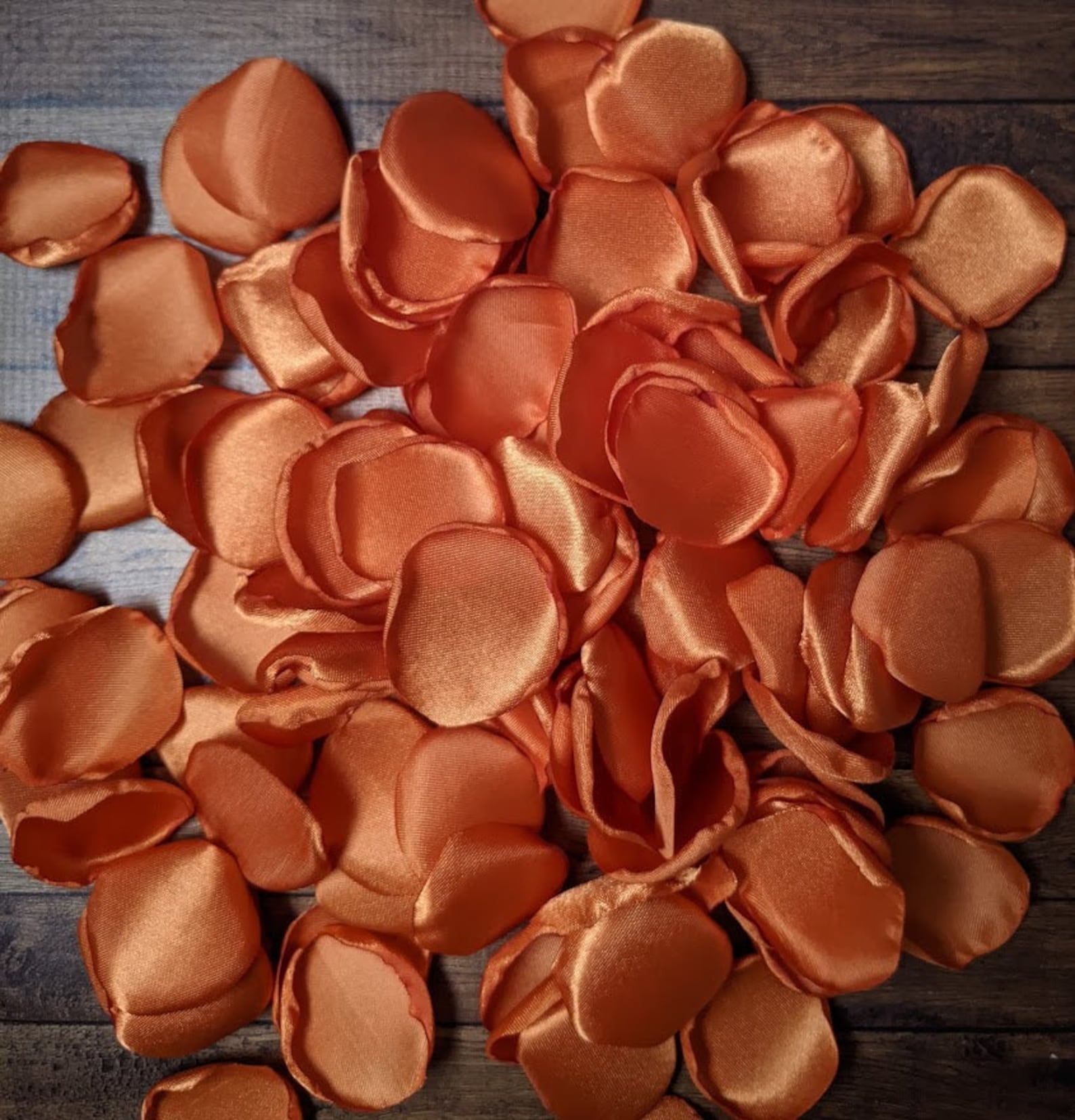 Burnt Orange Rose Petals Burnt Orange Wedding Bridal Shower Etsy