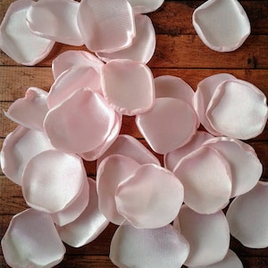 Blush pink custom rose petals for wedding-table centerpieces-scatter decoration-aisle runner and flower girl petals for baskets-church toss