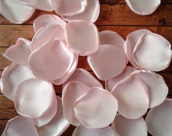 Blush pink custom rose petals for wedding-table centerpieces-scatter decoration-aisle runner and flower girl petals for baskets-church toss