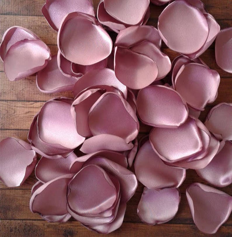 Mauve Rose Petals Flower Petals Wedding Decor Wedding Table Etsy