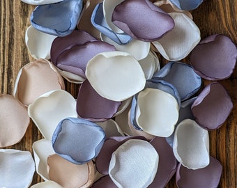 Dusty blue lavender mix of petals for aisle decoration, wedding bridal shower decor, simple centerpieces for baby shower, birthday confetti