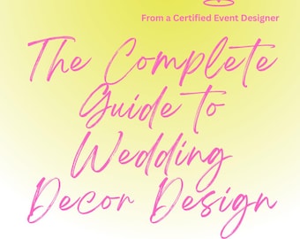 Ultimate Wedding Decor Planner | Digital Wedding Planning Guide | Budget-Friendly DIY Wedding Decor Checklist | Printable Wedding Organizer