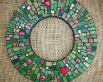 Mosaic Christmas Wreath Kit Suitable for Beginners