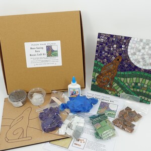 Moon Gazing Hare Mosaic Kit Make Your Own Mosaic All Materials Supplied ...