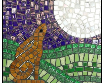 Moon Gazing Hare Mosaic Kit make your own mosaic all materials supplied intermediate level