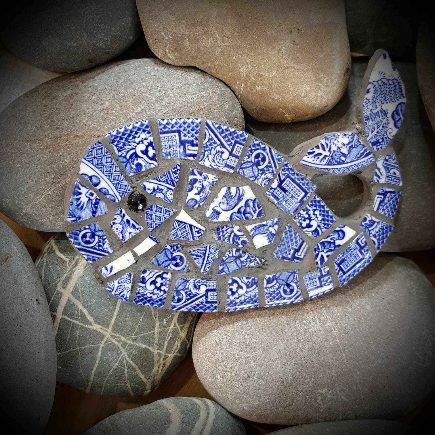 34 Recycled Crafts For Kids 4 Mosaic Whale Kit: Recycled China, Beginner DIY Craft