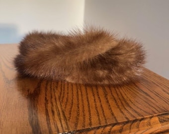 Vintage Hat- Filbert Orcel Jr. Mink Fur Hat Trim Accessory Headpiece