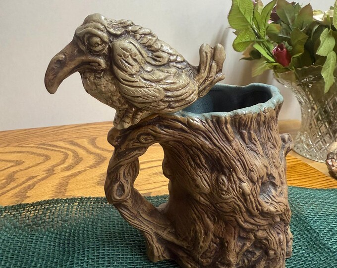 Raven Rumph Jim Rumph 1973 Pooping Raven Troll-splatter Bird Tankard Mug - Etsy