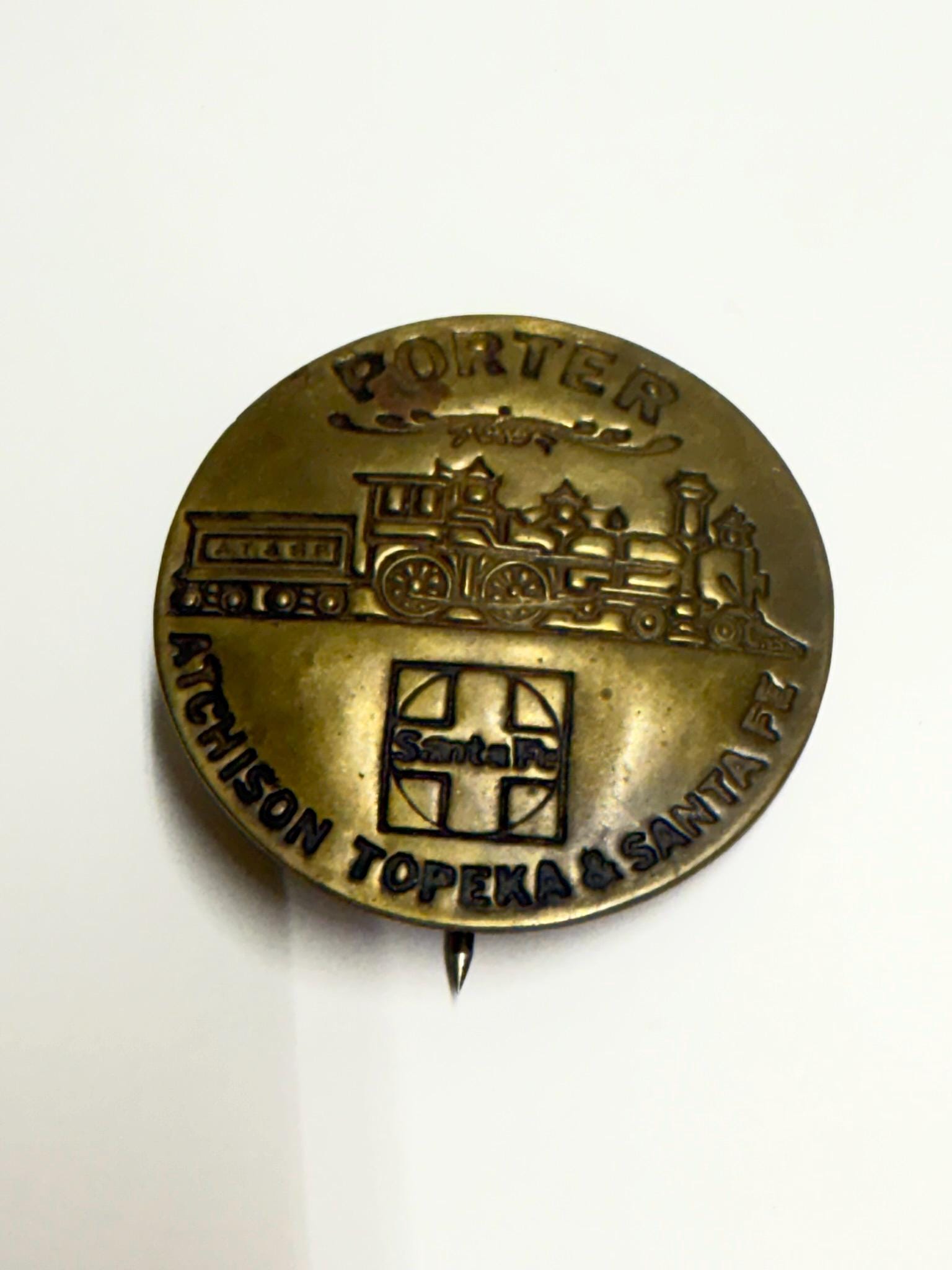 Vintage Railroad Porter Badge - Etsy