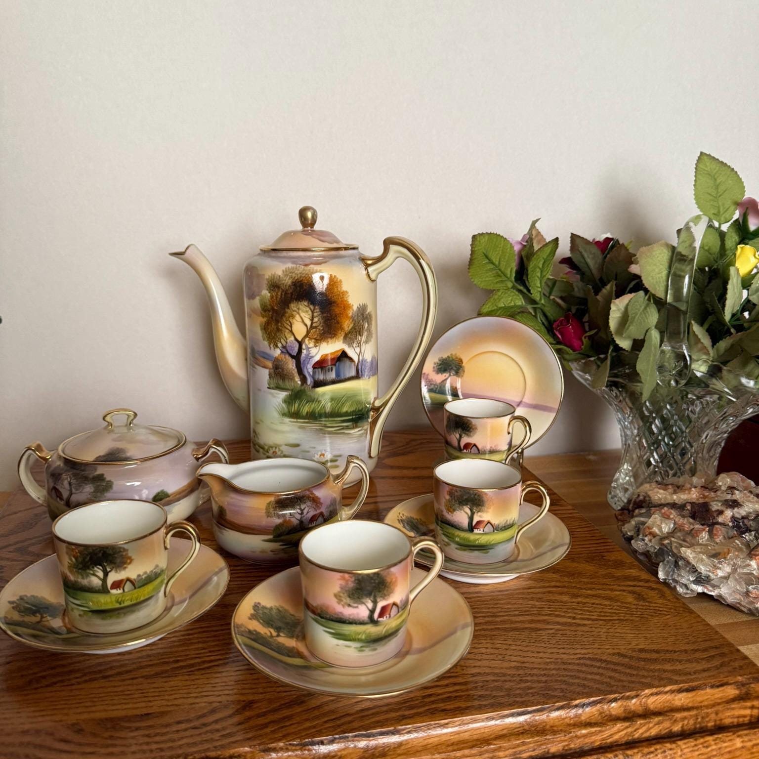 Noritake Tea Set - Etsy