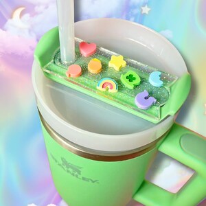Marshmallow Cereal Charms Tumbler Cup Topper: Charmed H2.0 Accessory