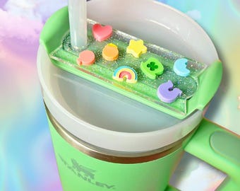 Marshmallow Cereal Charms Tumbler Cup Topper: Charmed H2.0 Accessory