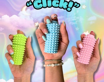 Spiky Stim Fidget Clicker: (3" in length) Overstimulated Stress Fidget Toys