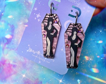 Mistress of the Dark Earrings: Spooky Halloween Jewelry