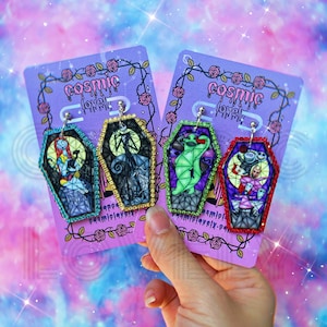 NBC Coffin Earrings | Halloween Earrings | Spooky Earrings | Skellington Inspired | Henchman | Meant to be