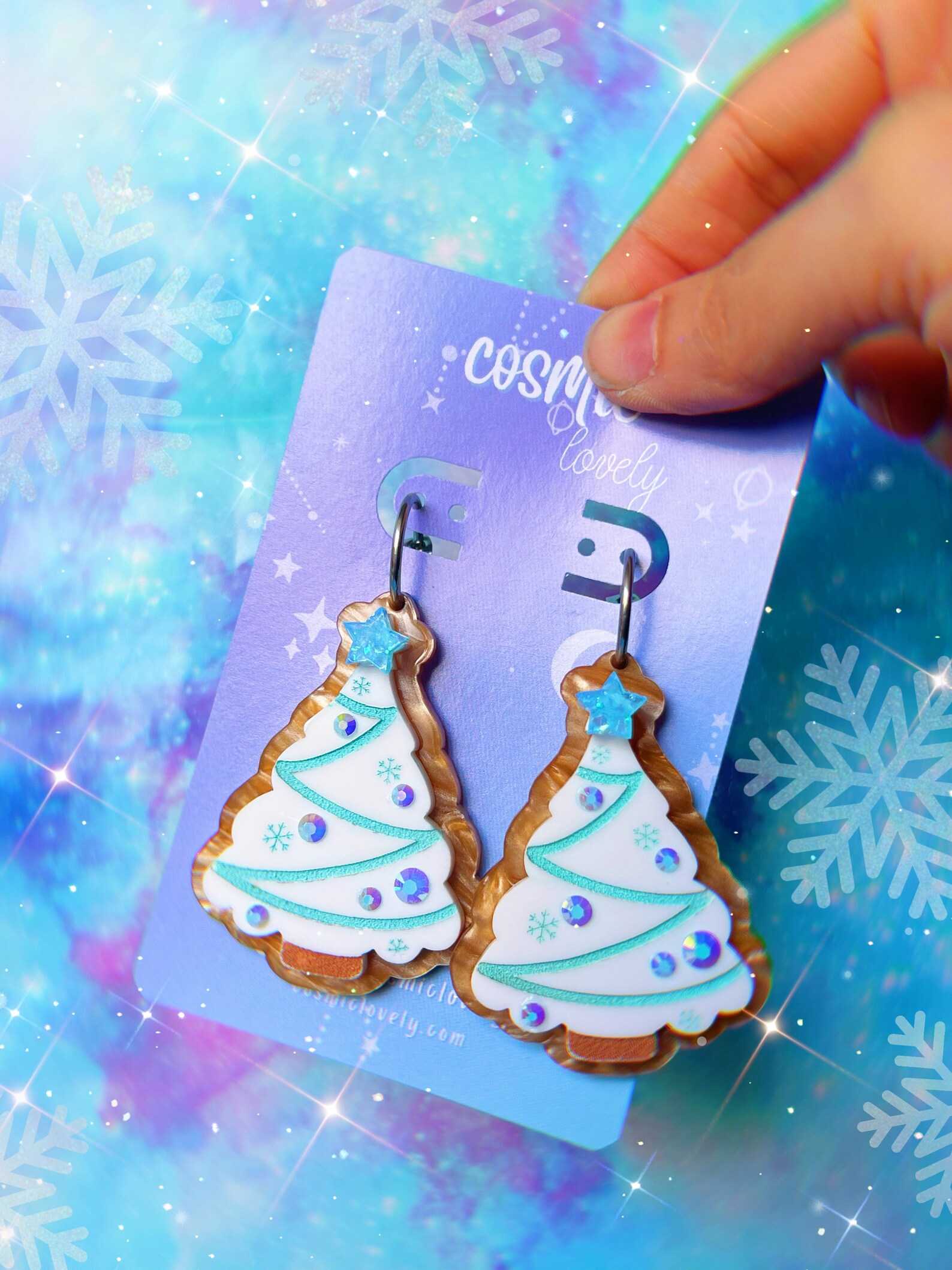Christmas Sugar Cookie Earrings Winter Earrings Christmas Etsy