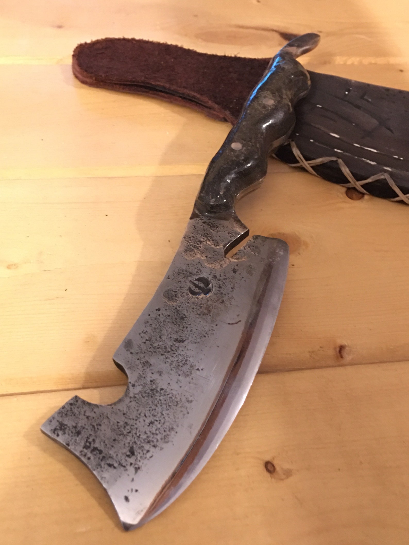 Hand EDC Mini Cleaver Etsy