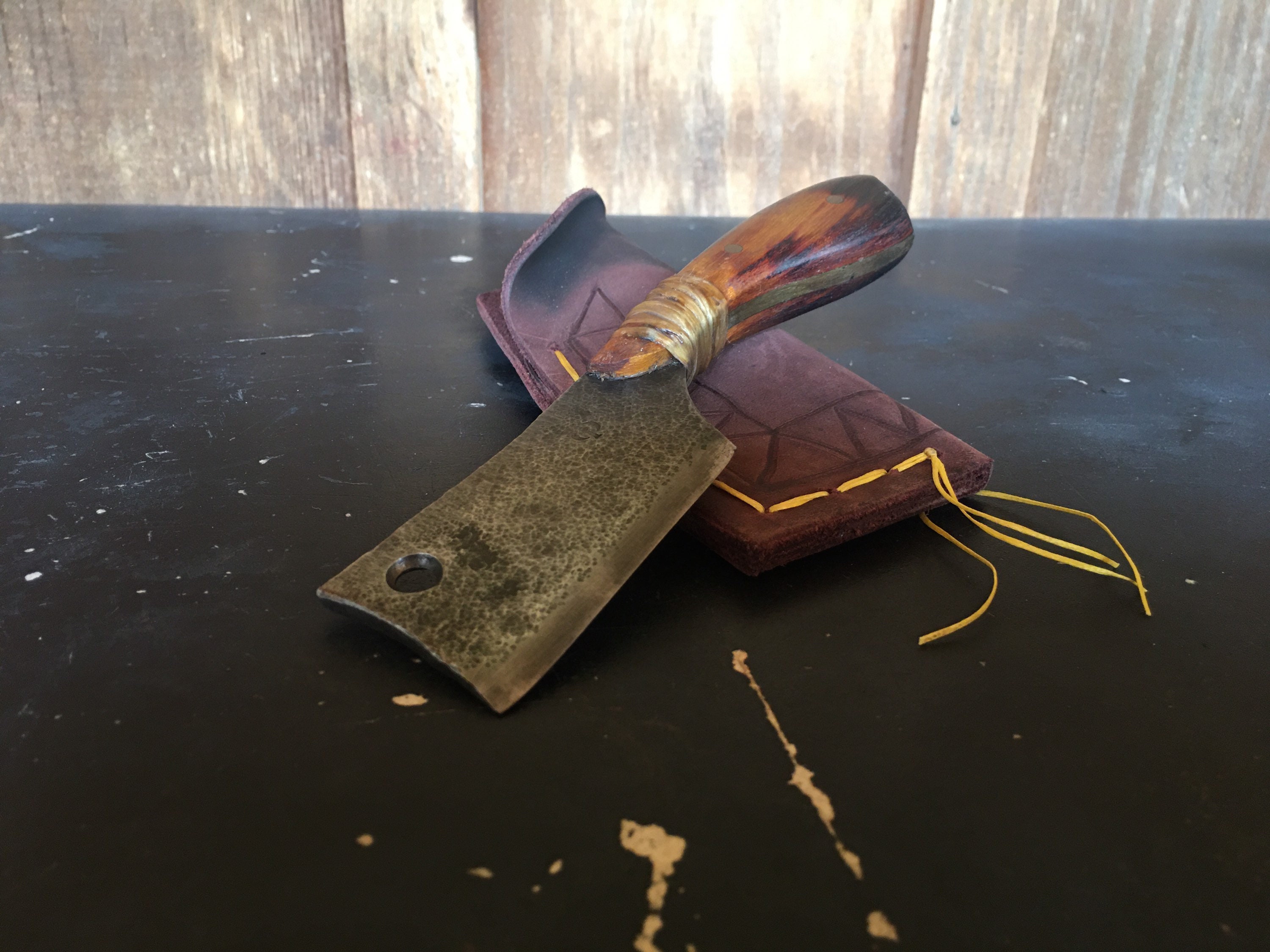 Hand EDC Mini Cleaver Etsy