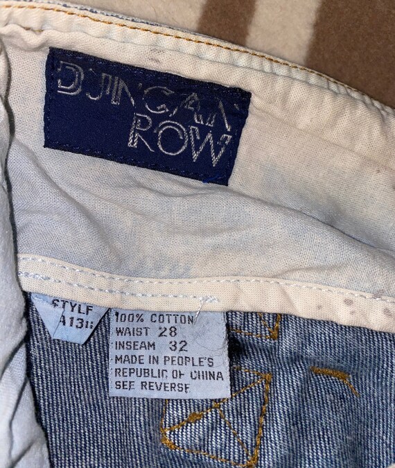 Duncan Row Acid Wash Jeans 27 x 32 - image 5