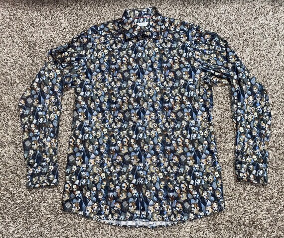 Eton Contemporary 41 16 Button Down Shirt Sz L NW… - image 2