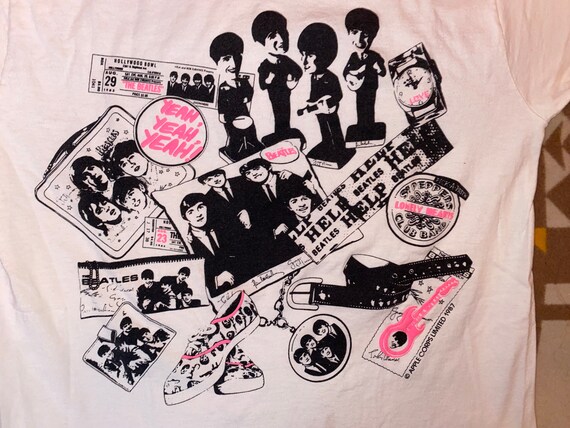 Vintage The Beatles T Shirt 1987 - image 2