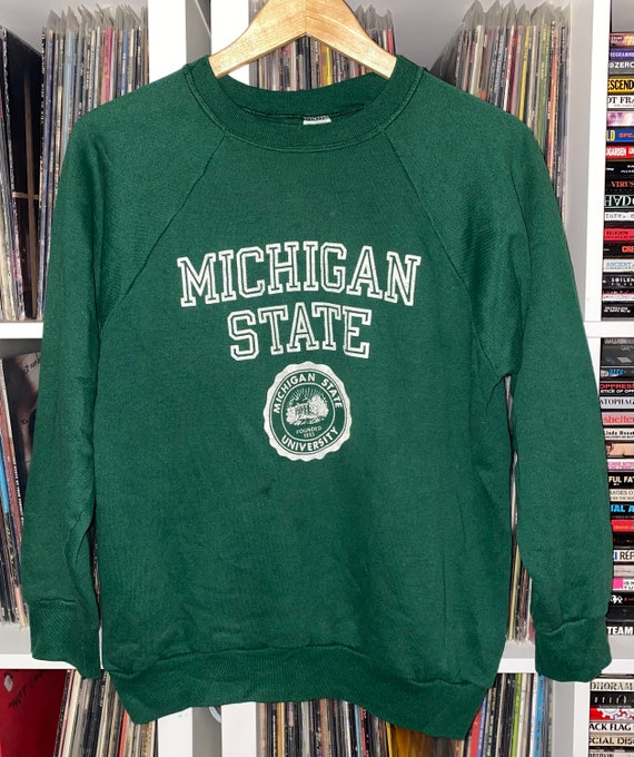 Vintage Michigan State Raglan Sweatshirt Champion