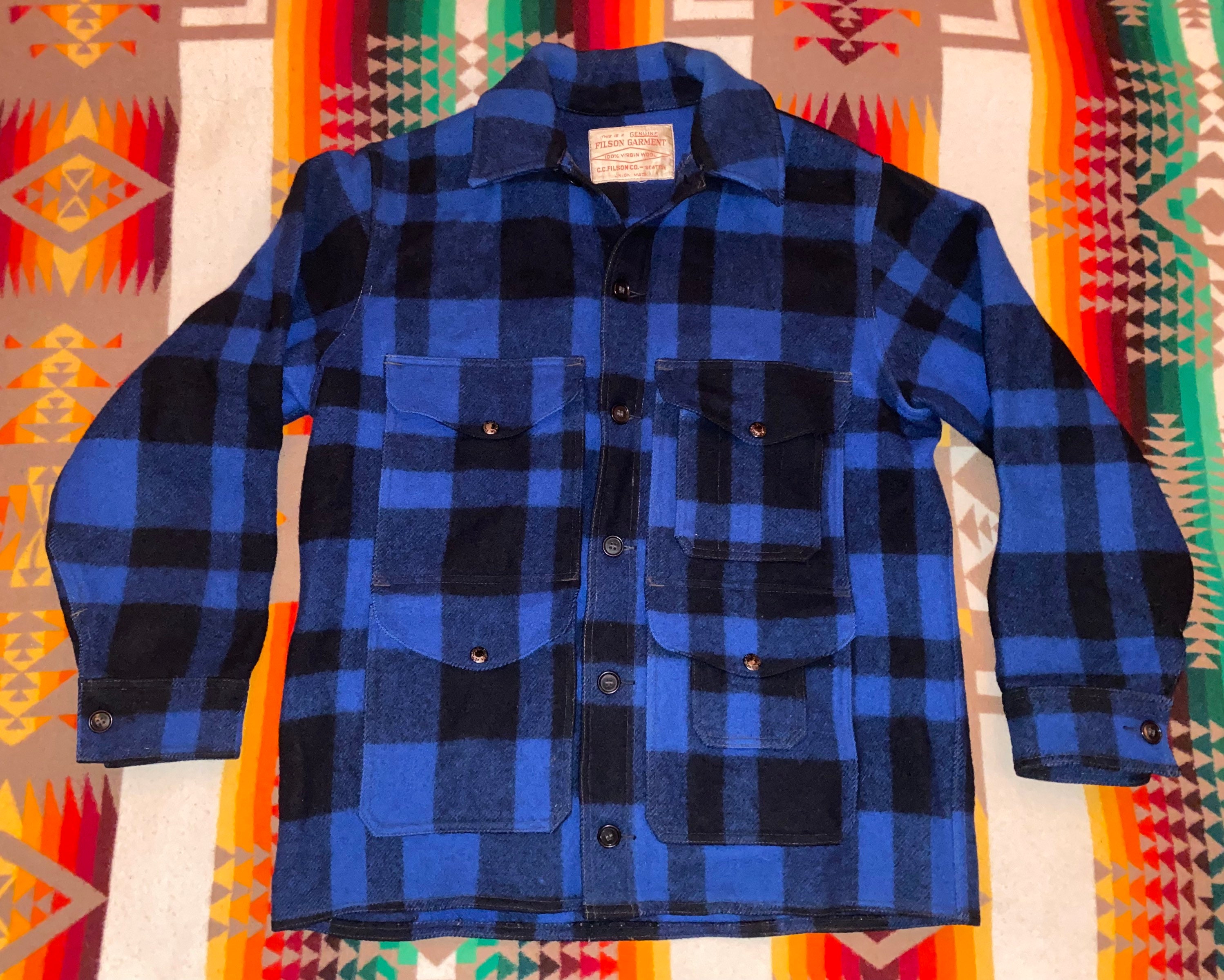 Filson plaid wool jacket Clearance