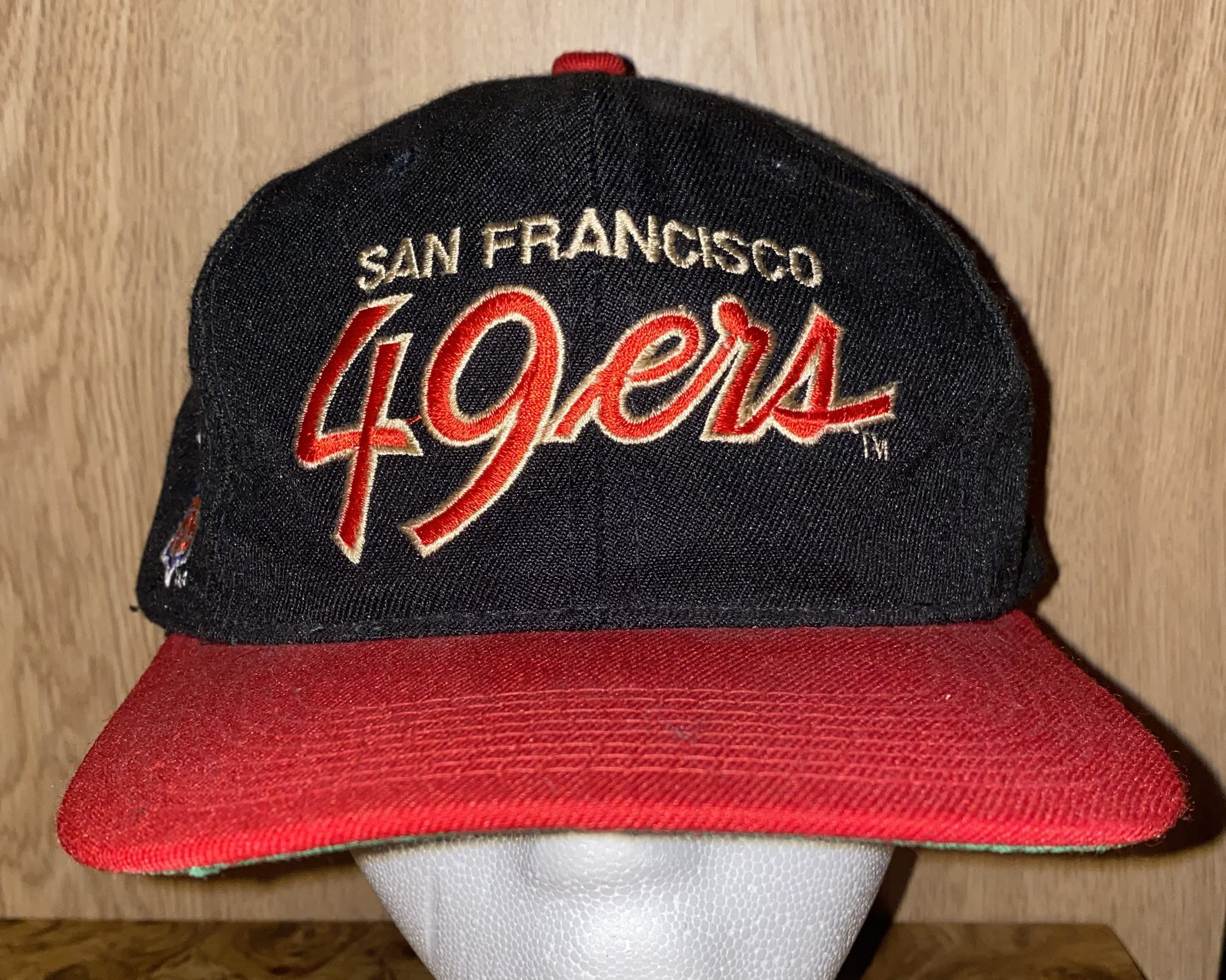 Vintage San Francisco 49ers Sports Specialties Wool Double Line