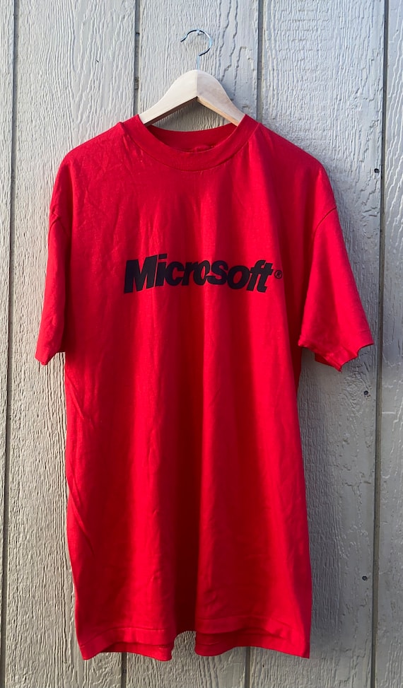Vintage microsoft t shirt - Gem