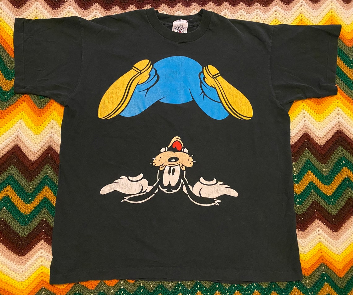 Disney Upside Down Goofy T Shirt | Etsy