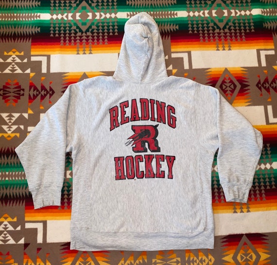 Reading Hockey Reverse Weave Hoodie Sweatshirt