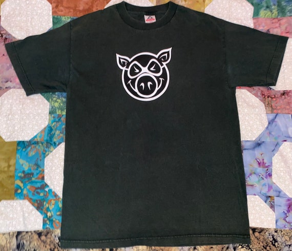 Vintage Pig Skateboard Wheels T Shirt - image 1