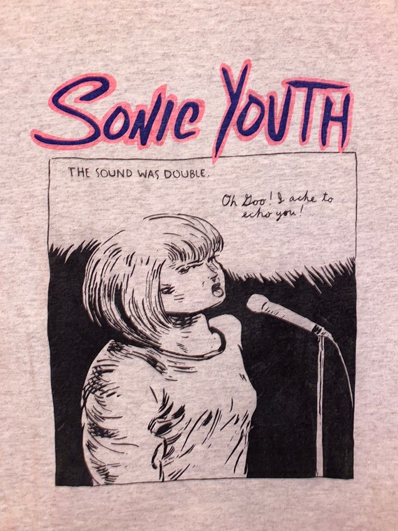 Vintage Sonic Youth Goo T Shirt Raymond Pettibon - image 3