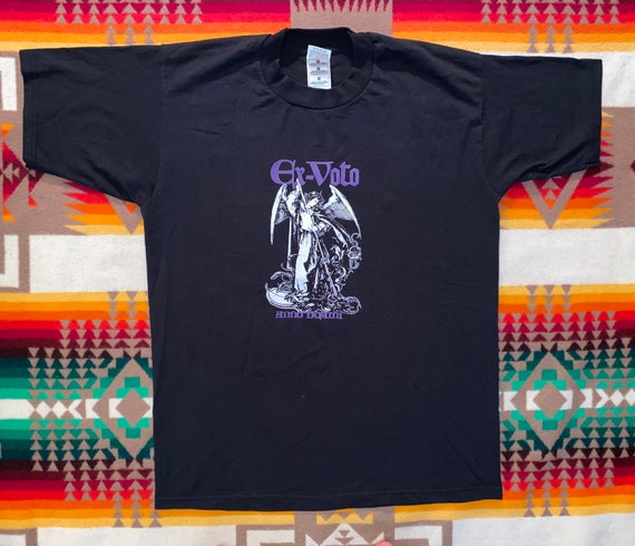 Ex-Voto T Shirt Sz L Death Rock Christian Death Si