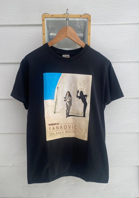 T-shirt Weird Al Yankovic Noir Unisexe - 100% Coton, Tailles S à 3XL, Personnalisable, Neuf Avec étiquettes