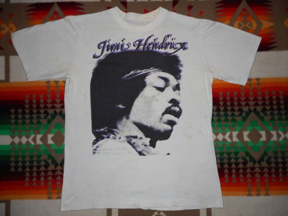 80s Jimi Hendrix T Shirt Size Small the doors sant