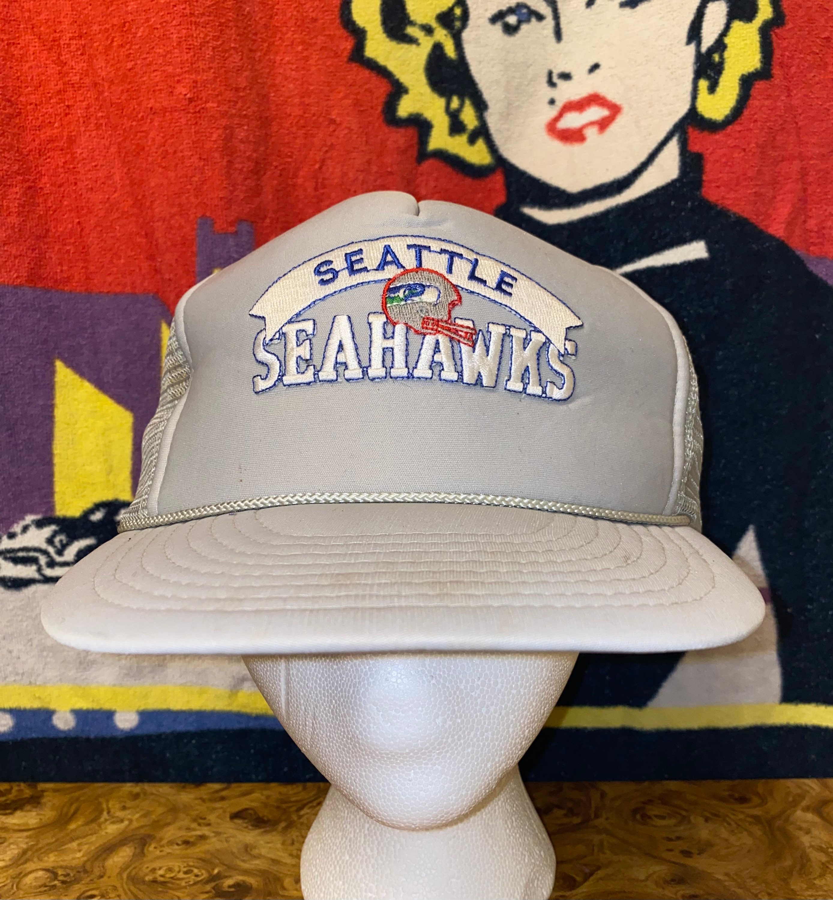Seattle Seahawks Trucker Hat - Etsy
