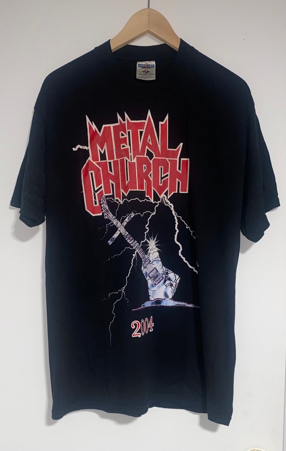 Vintage Metal Church T Shirt Metallica Exodus