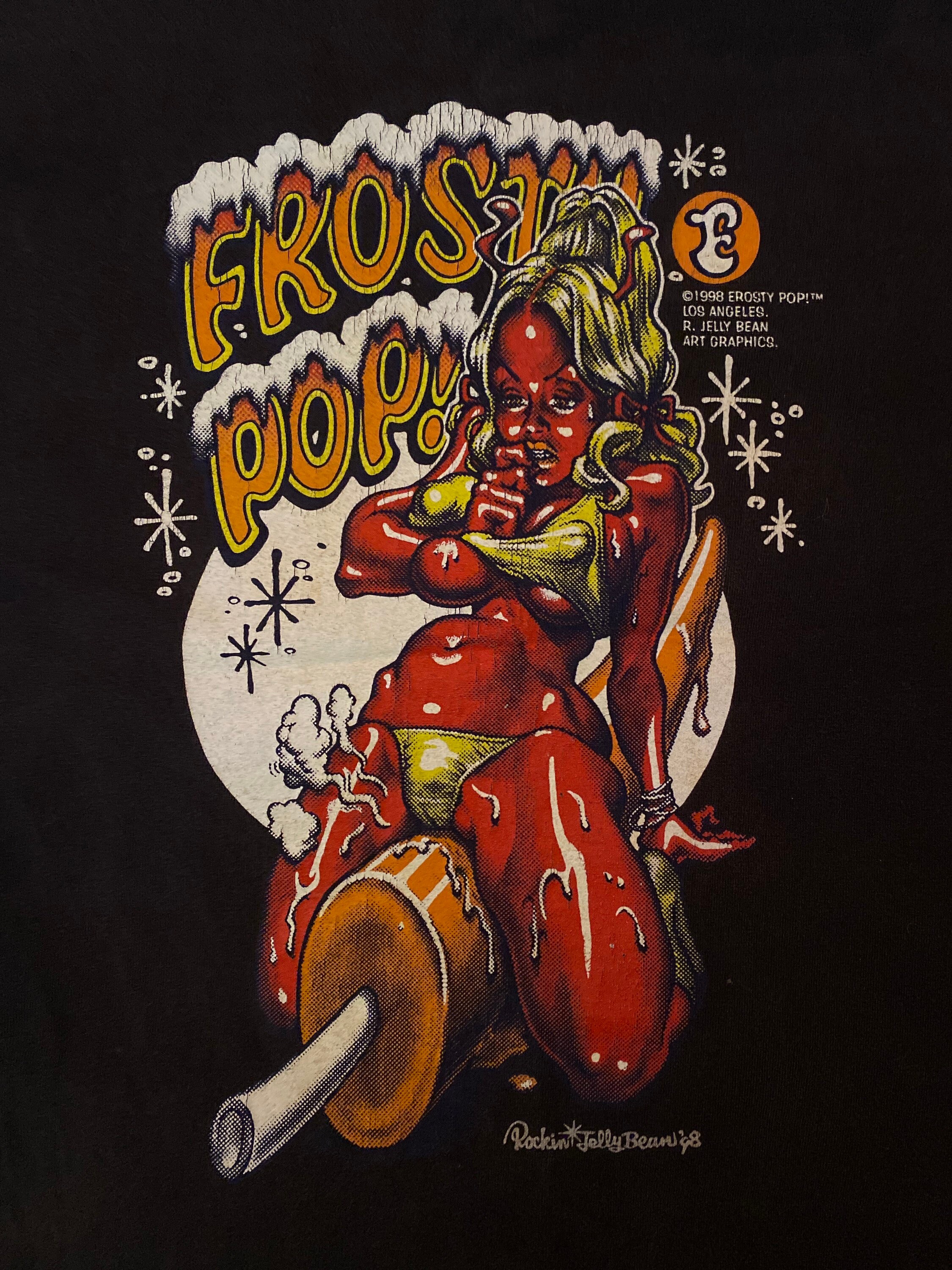 Frosty Pop Rockin Jelly Beans T Shirt Robert Crumb Cherry