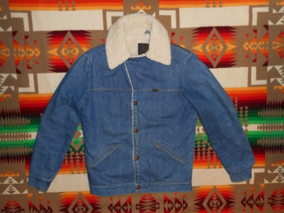 Maverick Denim Sherpa Ranch Jacket Sz M