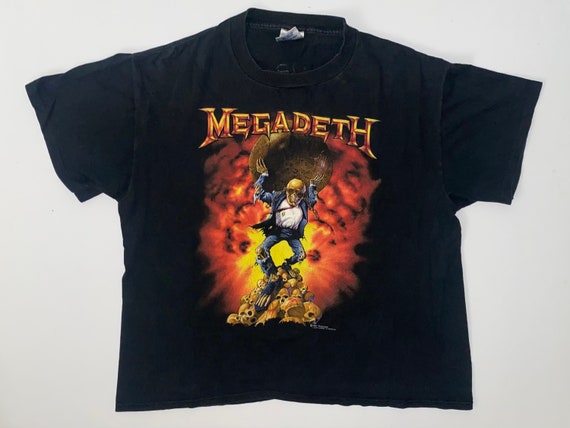 Vintage Megadeth 1991 Concert T Shirt thrash meta… - image 1