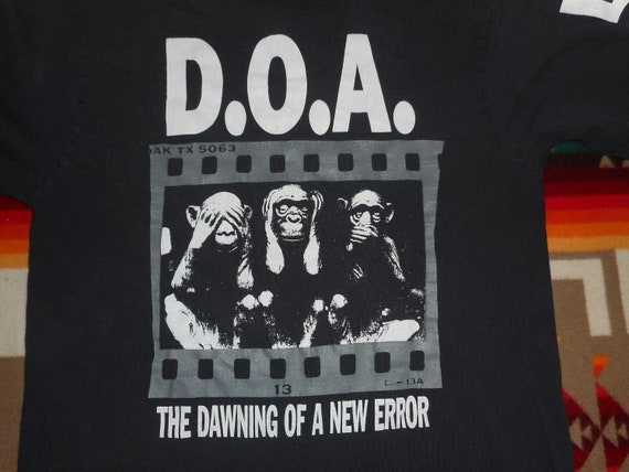 D.O.A. 13 Flavors Of Doom Long Sleeve T Shirt Sz … - image 3