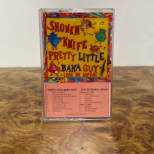 Shonen Knife Pretty Little Baka Guy + Live In Japan Cassette Tape
