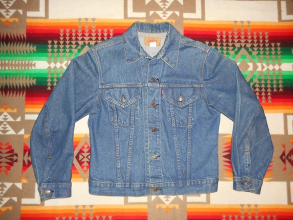 60s Levis Denim Jacket Sz Medium