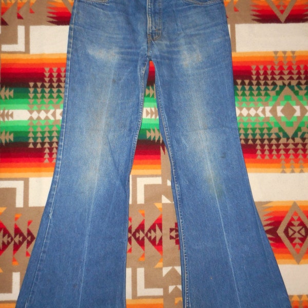 LEVIS Orange Tab Bell Bottoms Jeans 33 x 32
