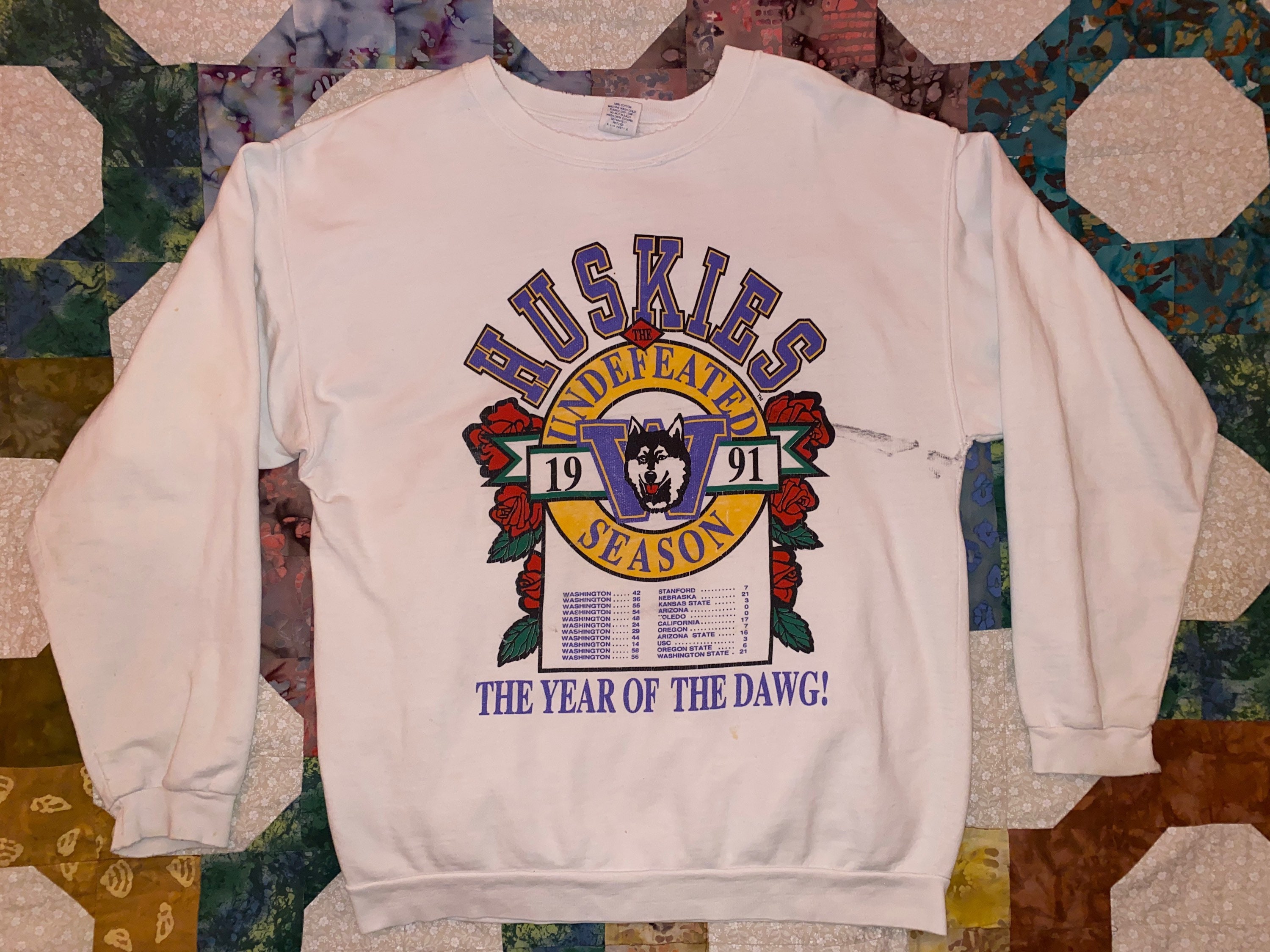 washington huskies crewneck